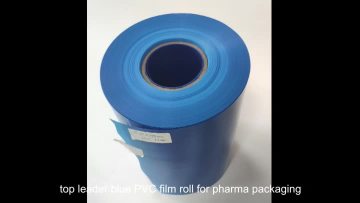 top leader blue PVC film roll