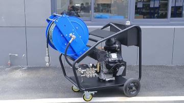 72LPM 150bar Sewer Cleaning Machine