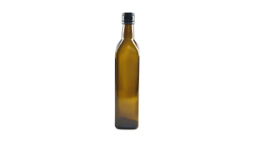 50cl 500ml Amber square olive oil glass bottle