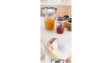 Stainless steel household multifunctional wide mou