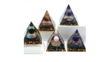 Orgonite Pyramid for Positive Energy SP1727G-60CM