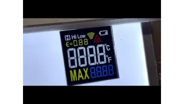 Custom LCD Display Negative Transmissive Va LCD for Infrared Thermometer Display1