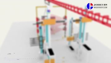 Dump trucks spraying simulation