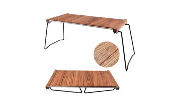 Beach Portable Outdoor Wood Folding Camping Table