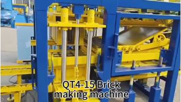 QT4-15 automatic brick making machine production line