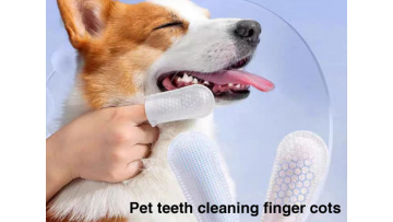 Pet teeth cleaning finger cots