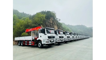 3 axles crane truck