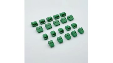 2pin 3pin vertical angle HQ128V 5.0mm pitch pcb screw terminal blocks male connector1