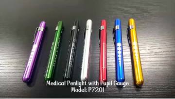 Aluminum Alloy Nurse Penlight with Pupil Gauge LED Medical Pen Lights for Nursing Doctors1