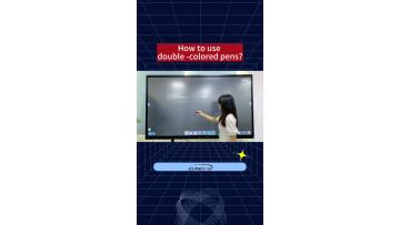 Dual-color pen function of interactive board