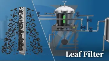 High Efficiency Liquid Filtration System Auto Cake Discharging Vertical Leaf Filter1