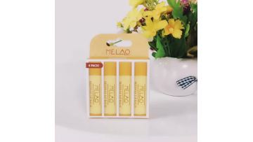 100% Natural Organic Moisturizing Lip Balm Beeswax 4 Tubes in Blister1