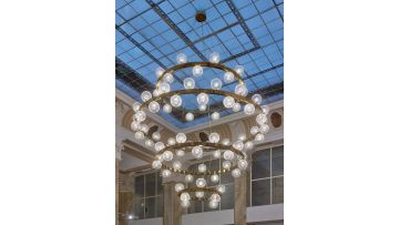 Triple Circle Chandelier