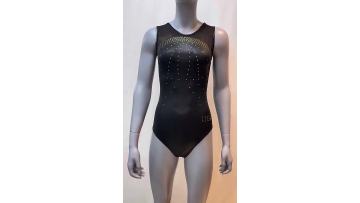 sleeveless gymnastic leotards