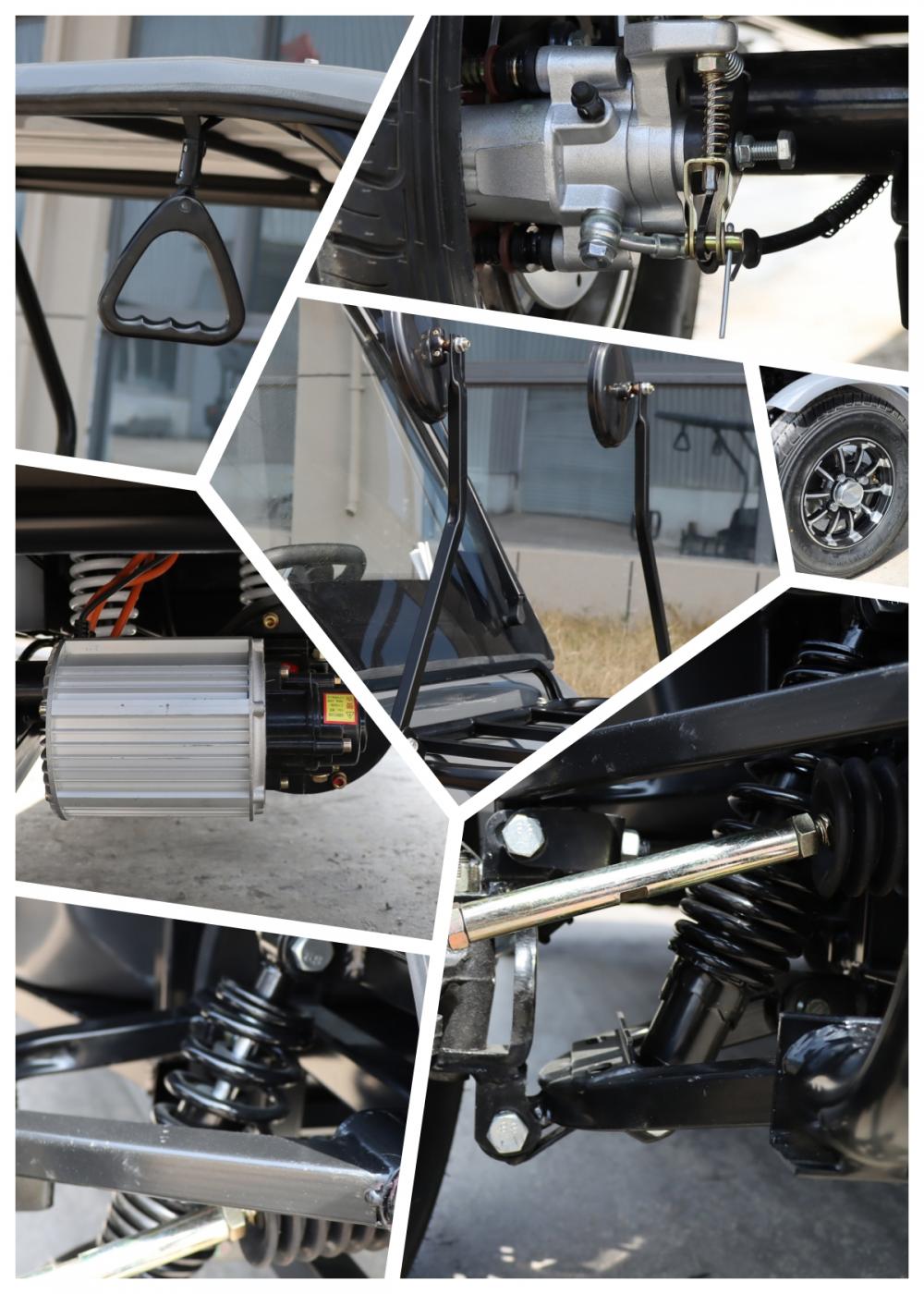 Four wheeled house viewing vehicle