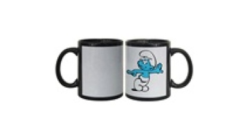 Customised 11 oz Black Sublimation Mug - Ceramic Blank for Heat Transfer1