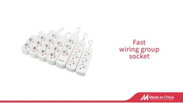 New Style Germany Type USB Power Sockets Power Strip 3 Way1