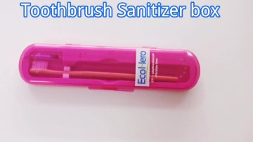 For travel use Toothbrush UV light sterilizer box used 2pcs of AAA battery support ODM customization1