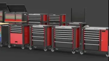 Kinbox Professional 7 Drawer Tool Cabinet with 278 PCS Hand Tools1