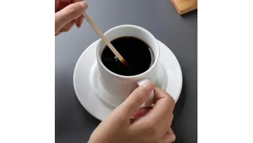 Disposable Long-Handled Wooden Coffee Stirrer / Individually Packaged1