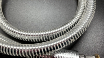 150cm 180cm 200cm Bathroom Non-toxic Transparent Sliver Thread PVC Shower Hose1