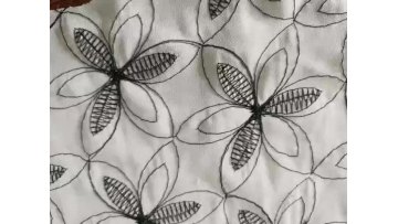 Special Floral Silk Embroidered Organza Chiffon Embroidery Fabric For Women's Dress Shirts1