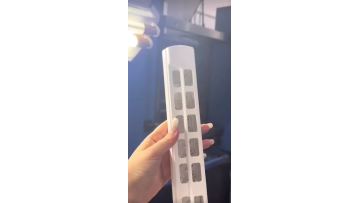 Power strip housing, electronic housing injection