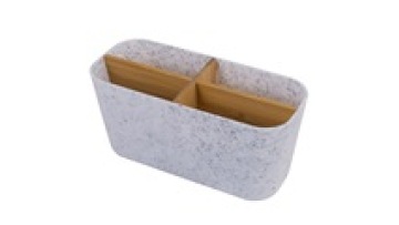 Hot Selling Luxury Design Multi-Purpose Natural Bamboo Office Pen Desk Organizer Home Remote Control Holder Storage Tray1
