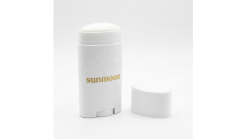 75g 2.5oz Empty White Matte Deodorant And Sunscreen Stick Containers