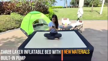 Air bed air bed with built in pump