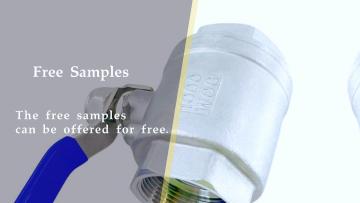 Two-piece threaded ball valve