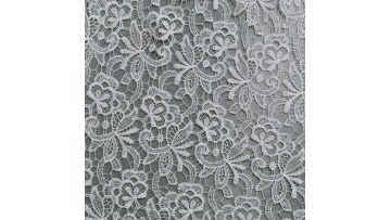 NEW ARRIVAL ivory cheap fabric for dress 5 yards chemical lace fabric embroidered guipure1