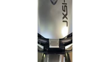 Contemporary Silver Electric Scooter for Urban Riders