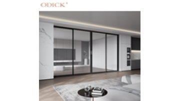 Modern style sliding door frosted double tempered glass interior door1
