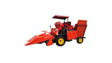 2/3 rows corn maize combine harvester