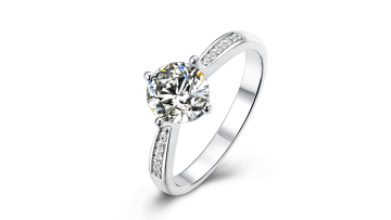 M02B moissanite women ring