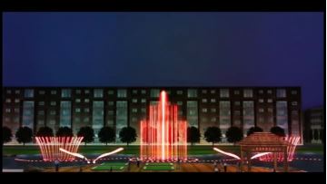 pool fountain animation in xvzhou