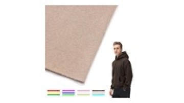 Custom CVC Hoodie Fabric 260gsm 59.7%Cotton 40.3%Polyester Dyed French Terry Brushed Fleece Knitted Fabric for Sweatshirt1