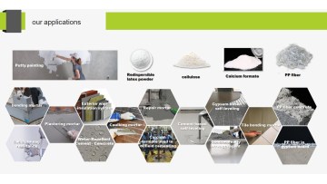 Redispersible polymer powder's application