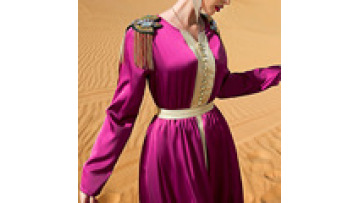 Luxury Soft Jilbab Islamic Clothing Fashion Long Sleeve Robe Middle Eastern Muslim Lady Abaya Maxi Dresses1