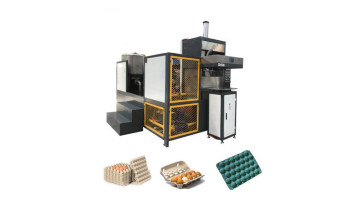 Hot press shaping machine