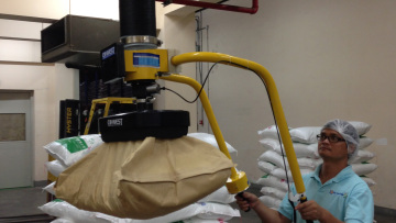 handling for bags  Vacuum tube lifter