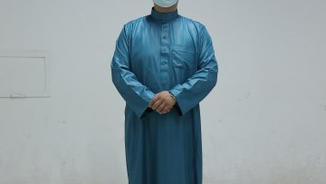 polyester arabic thobe for men haramain thobe men's saudi style dishdasha thobe1