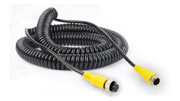 8M 4PIN Aviation Spring Wire Video Vehicle Camera