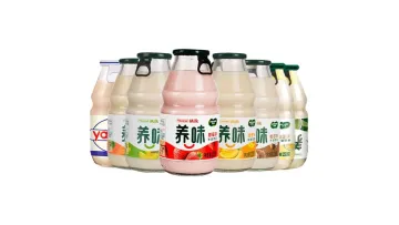 Different Fruit Puree Added Milk Drink1