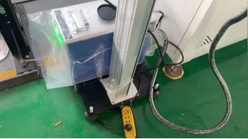 PVC fiber laser printer for size 50mm 