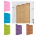 Self-Adhesive Pleated Blinds Curtains Half Blackout Bathroom Windows Curtains Shades For Living Room Home Window Door Decor