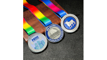 High quality custom competition winner first place field hockey medal metal medal with lanyard1