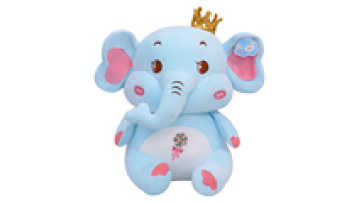 Sitting Style Elephant Plush Toys with Long Noses for Kids and Baby Pillows1