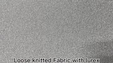 Garment Manufacturer textile fabric cloth knitted wholesale polyester metallic lurex spandex fabrics for clothing1